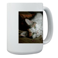 Sandy Byers The Socialite Cat Mug